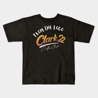 Caitlin Clark 22 From the logo Kids T-Shirt